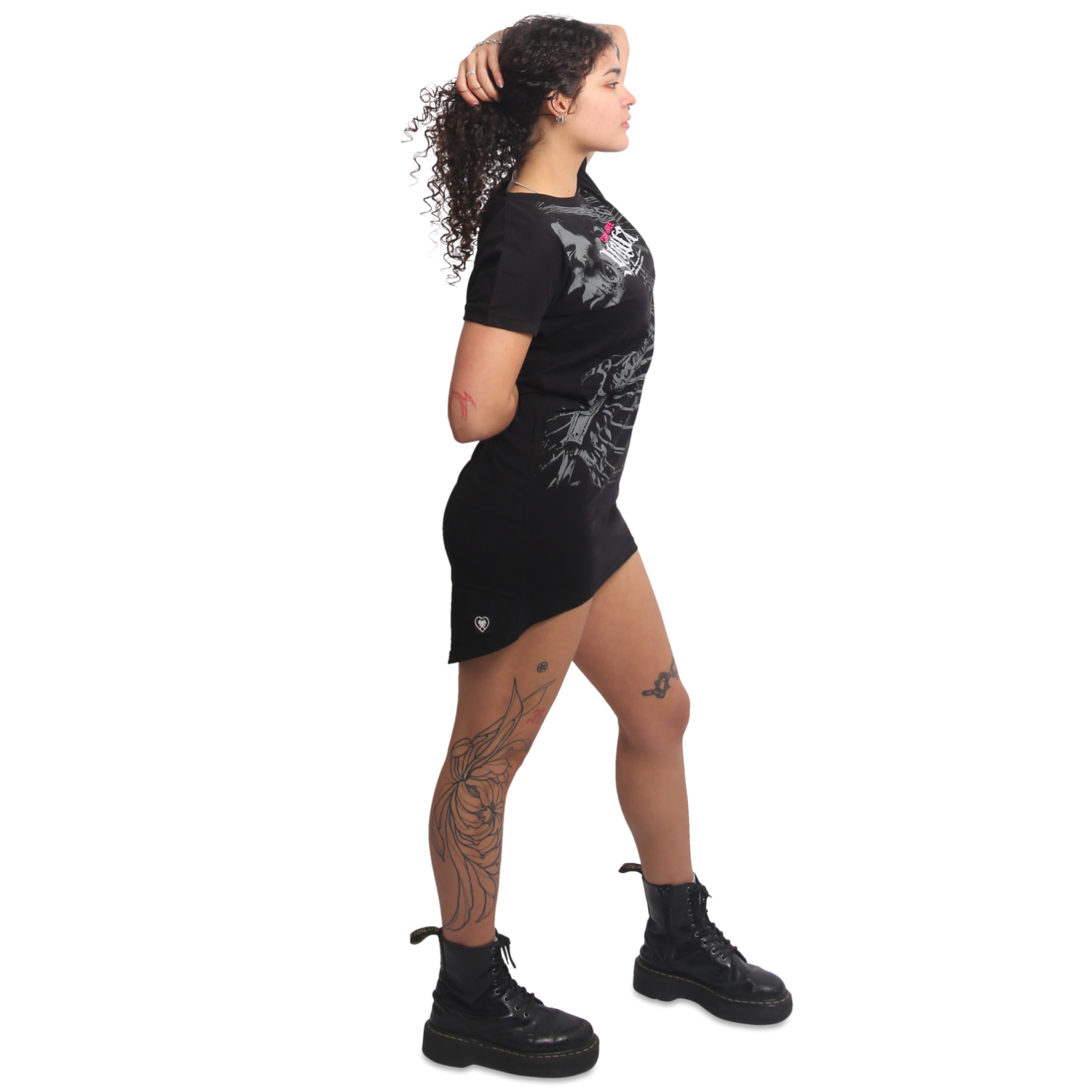 Yakuza dámské šaty Insights Urban T-Shirt Dress black M