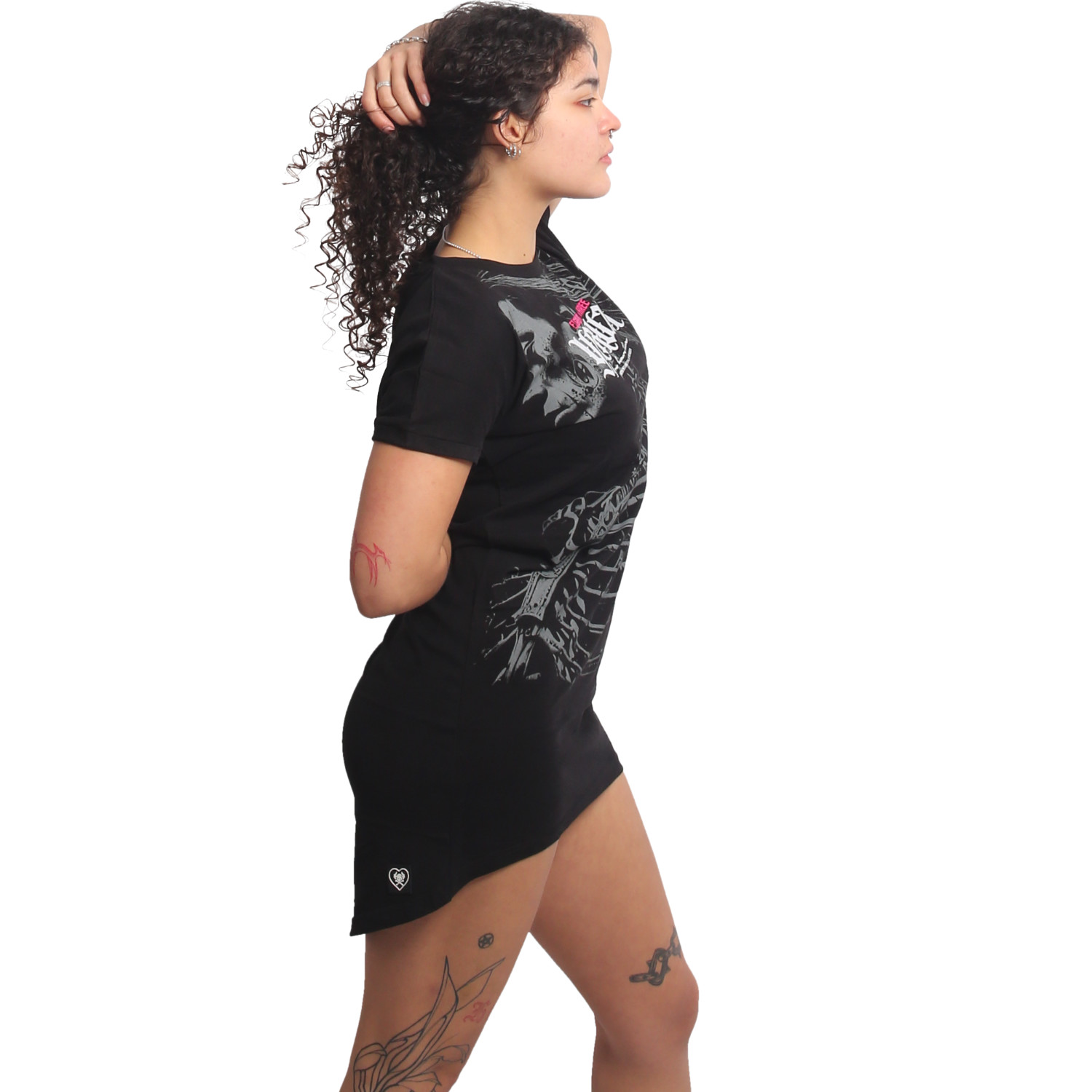 Yakuza dámské šaty Insights Urban T-Shirt Dress black M