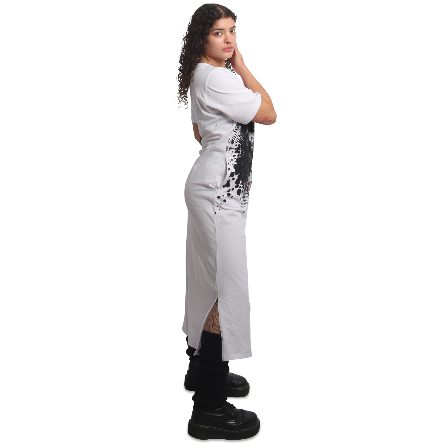 Yakuza dámské šaty Good Girls Maxi T-Shirt Dress