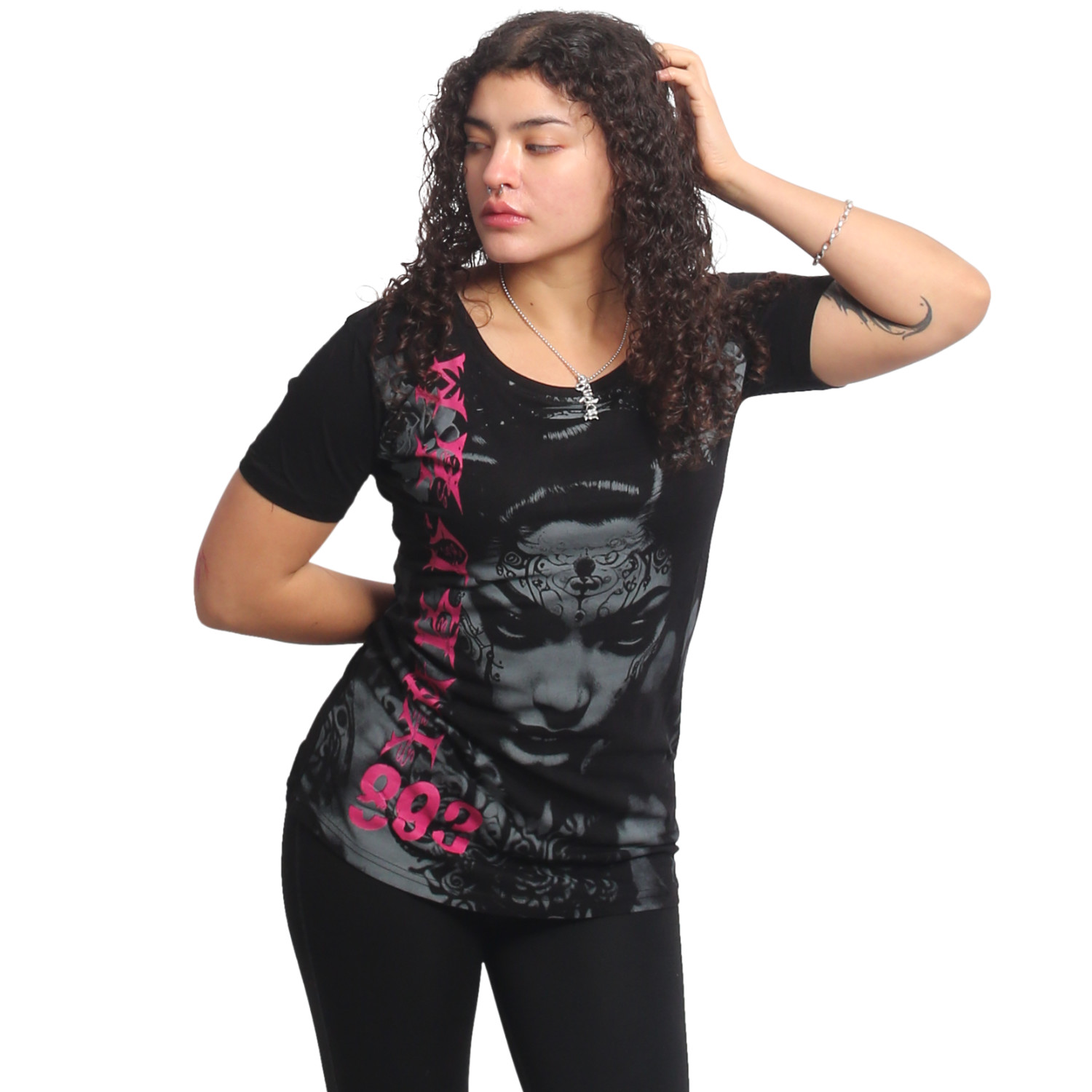 Yakuza dámské tílko Mystic Curved Crew Neck T-Shirt