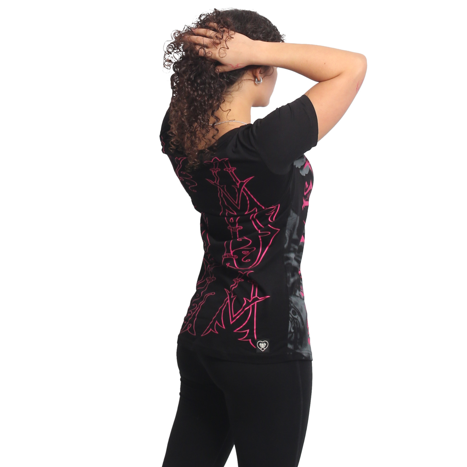 Yakuza dámské tílko Mystic Curved Crew Neck T-Shirt black XS