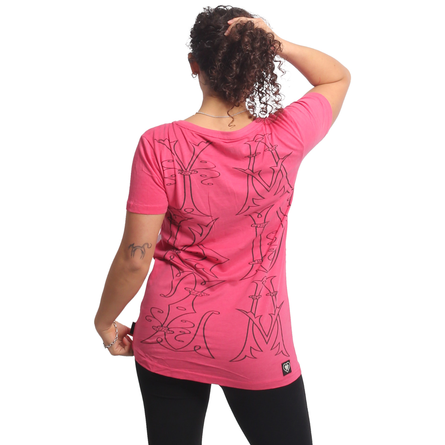 Yakuza dámské tílko Mystic Curved Crew Neck T-Shirt claret/red S