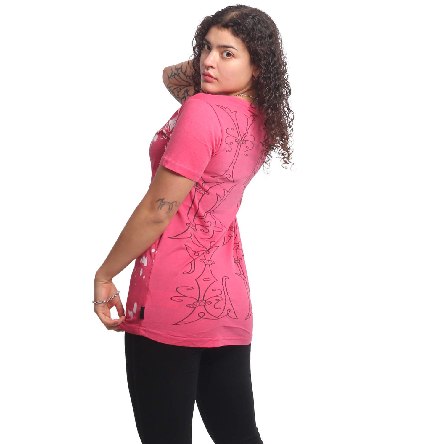 Yakuza dámské tílko Mystic Curved Crew Neck T-Shirt claret/red S