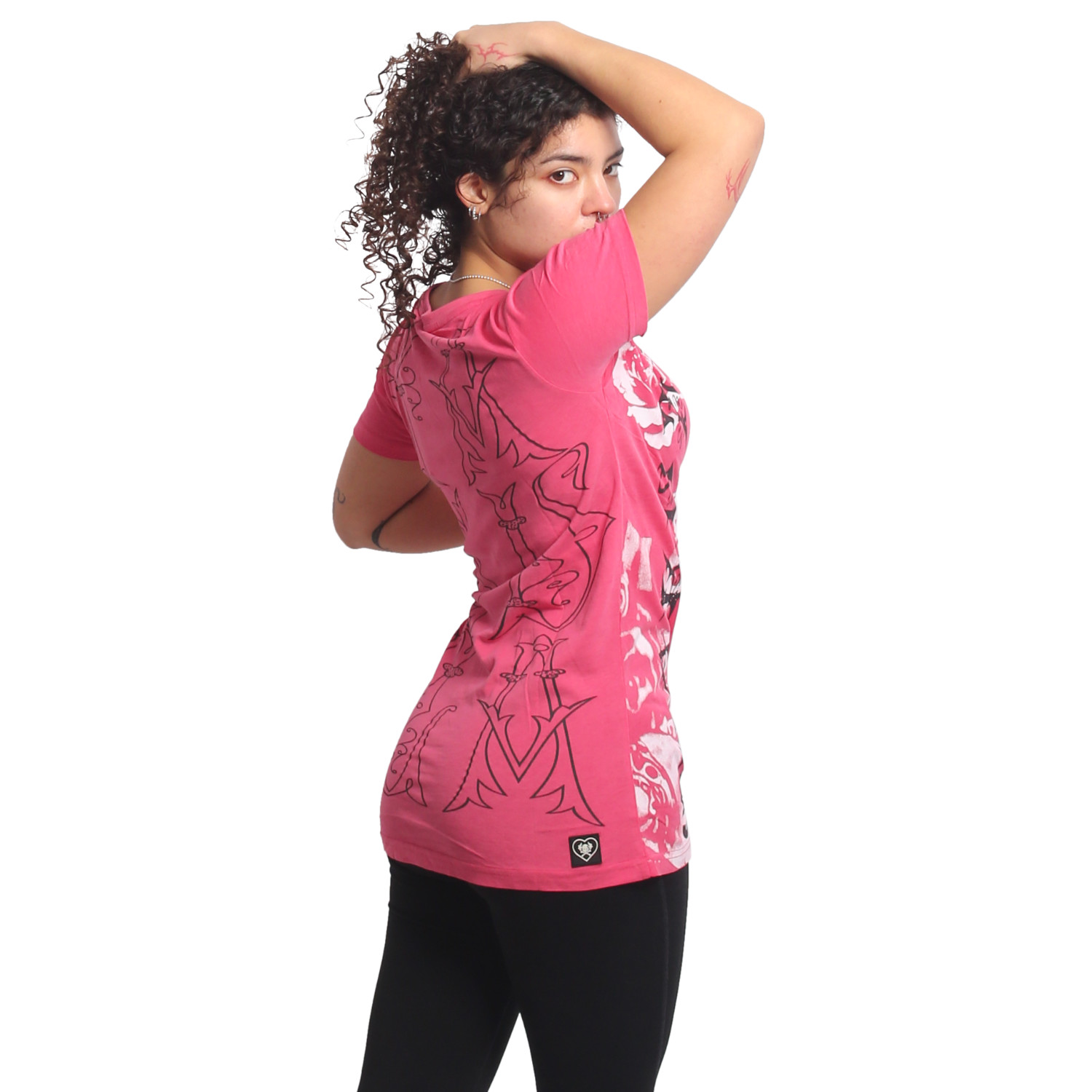 Yakuza dámské tílko Mystic Curved Crew Neck T-Shirt claret/red S