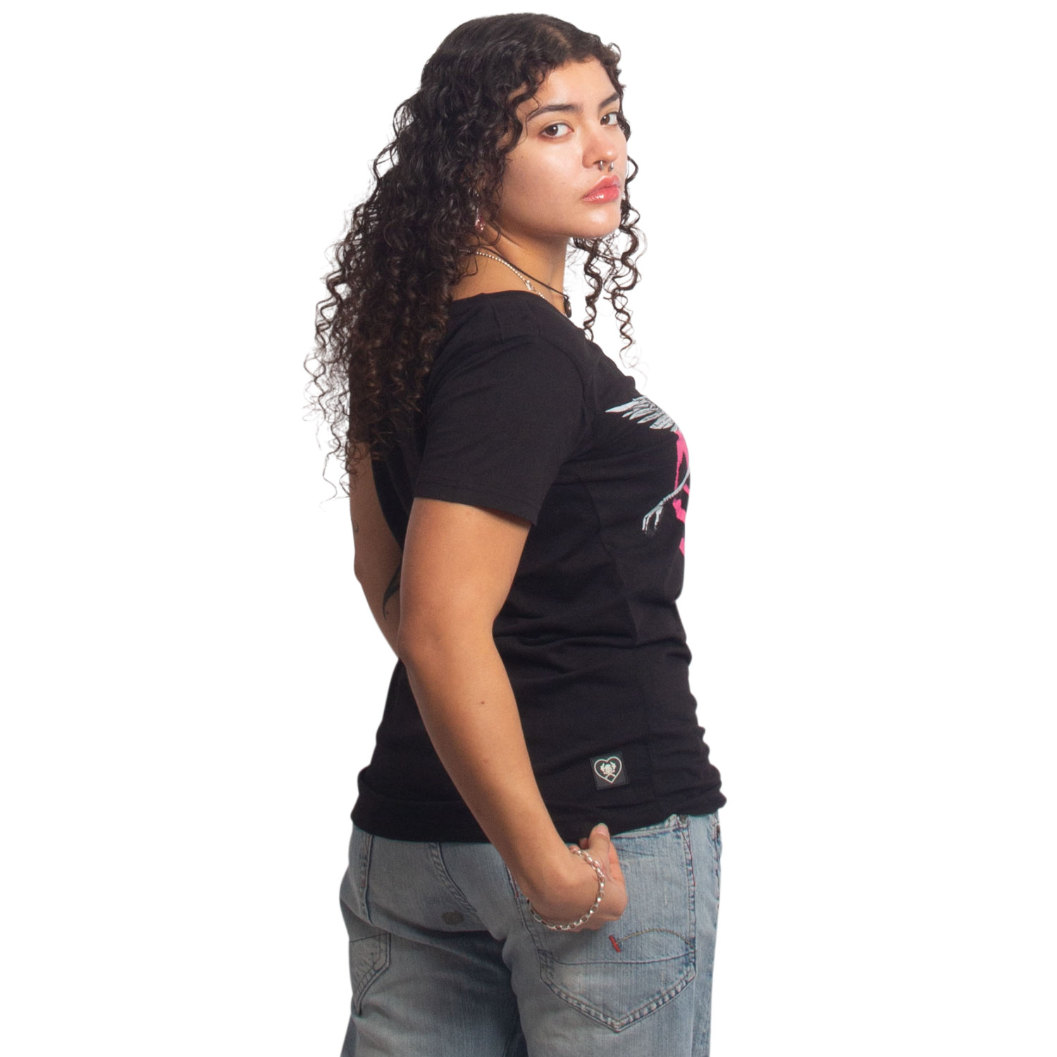 Yakuza dámské tílko Nemesis Curved Crew Neck T-Shirt