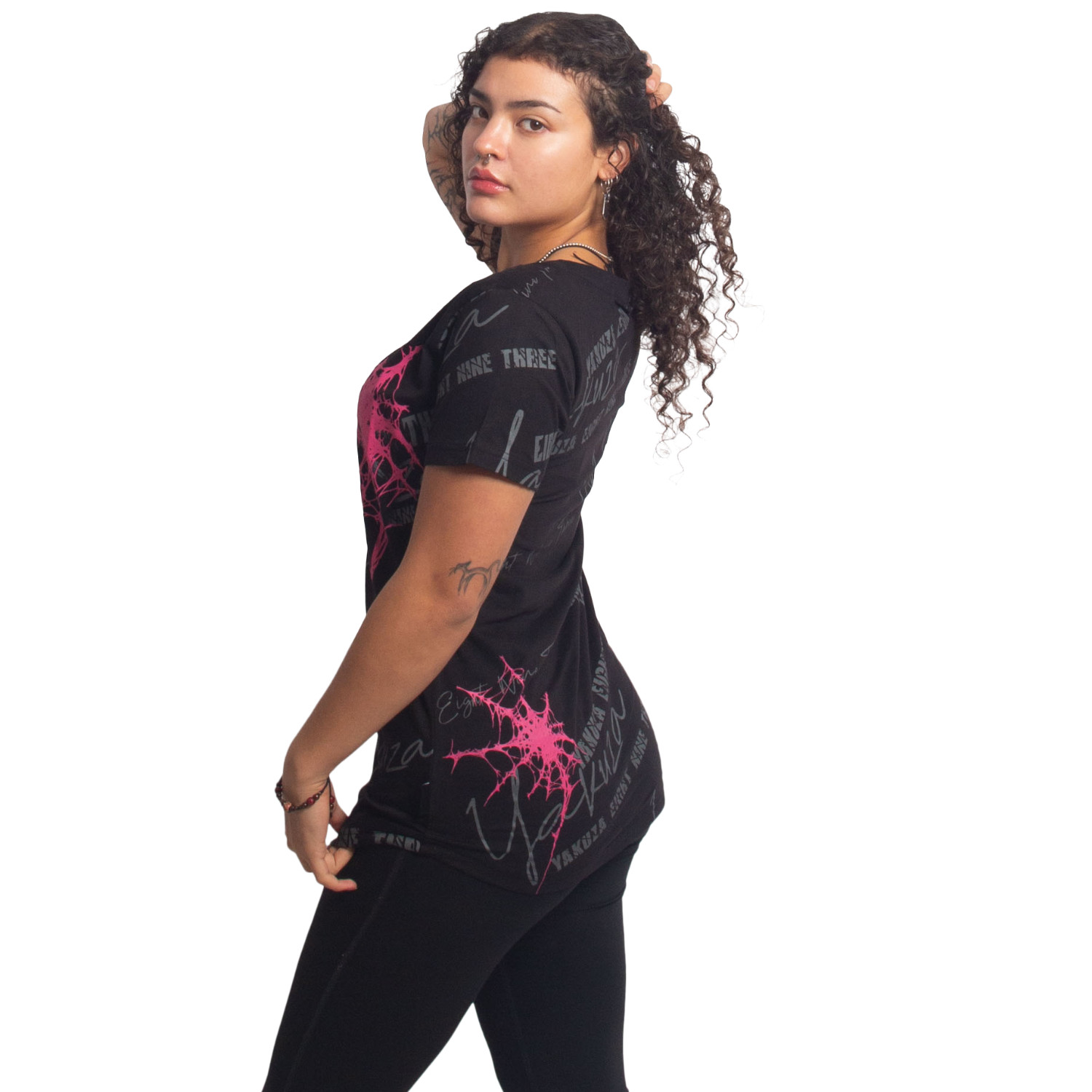 Yakuza dámské tílko Respirator V03 Allover Curved Crew Neck T-Shirt
