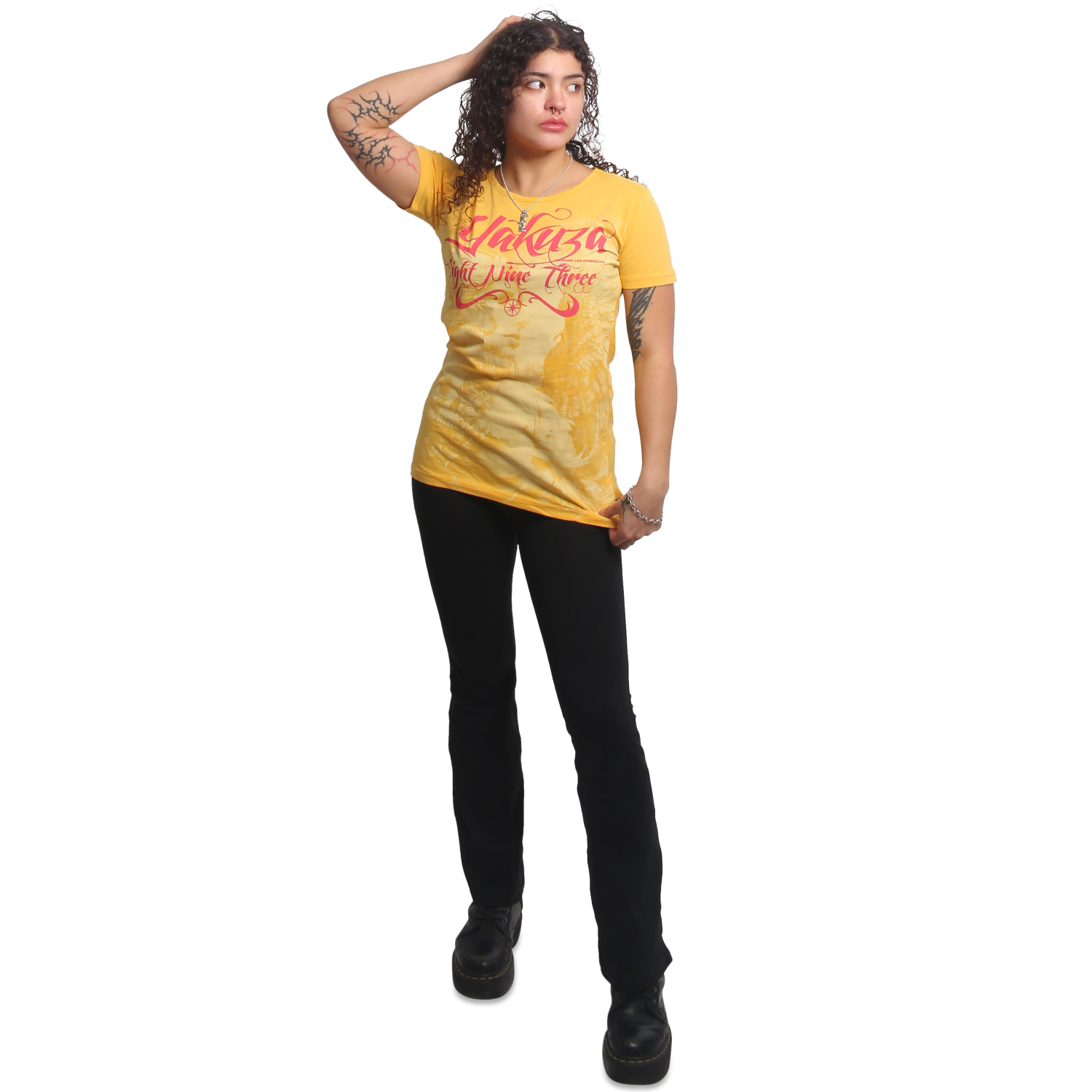 Yakuza dámské tílko Desire Long Tail T-Shirt banana S