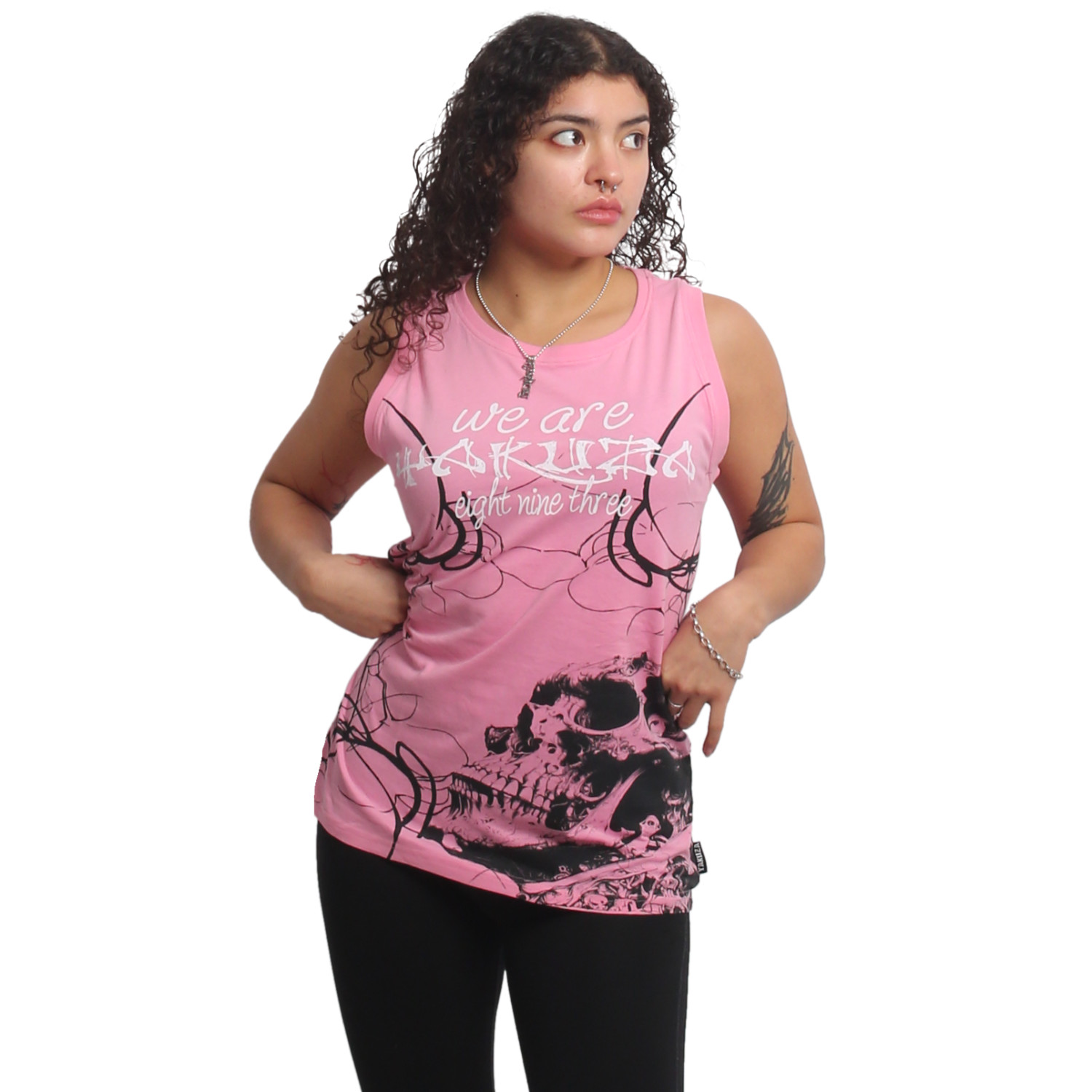 Yakuza dámské tílko Pareidolia Urban Tank Shirt cotton/candy 3XL