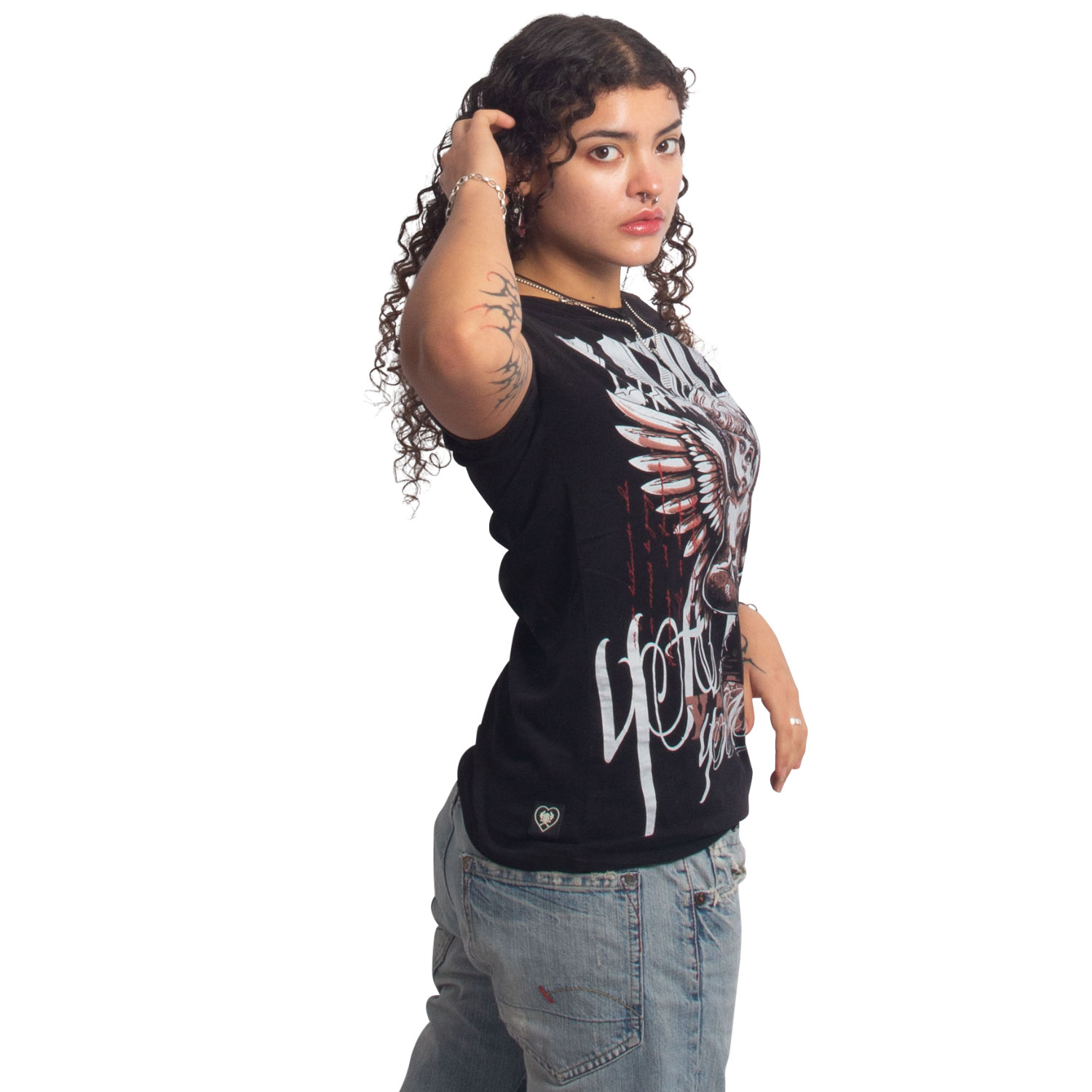 Yakuza dámské tílko Angel Gun Urban Crew Neck T-Shirt