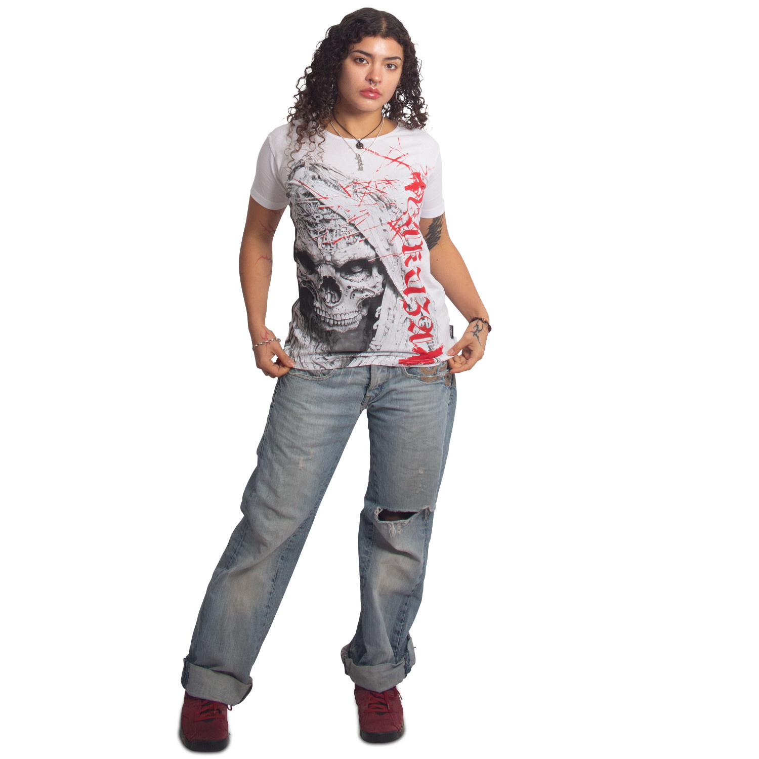 Yakuza dámské tílko Dark Angel Urban Crew Neck T-Shirt