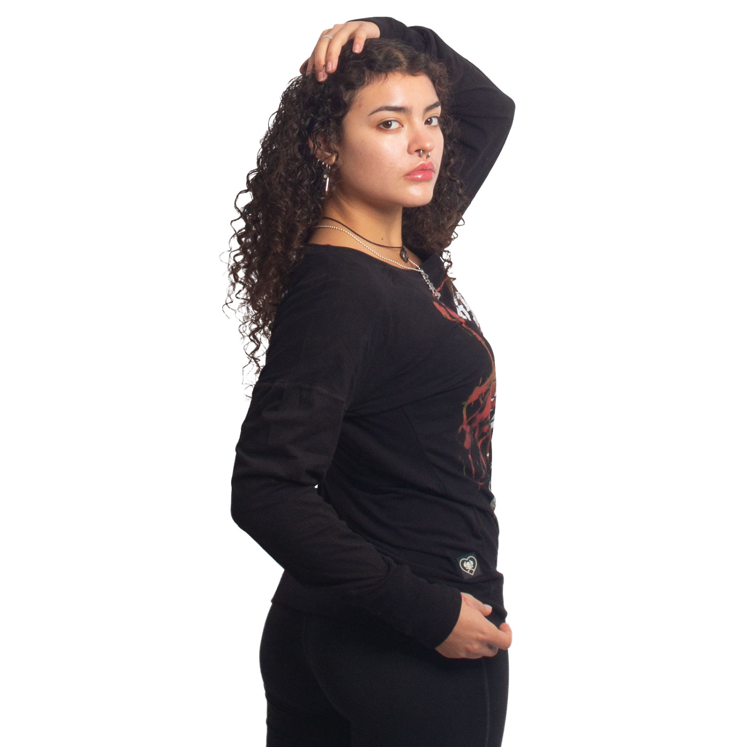 Yakuza dámské tričko s dlouhým rukávem Dollz Urban Longsleeve T-Shirt black S