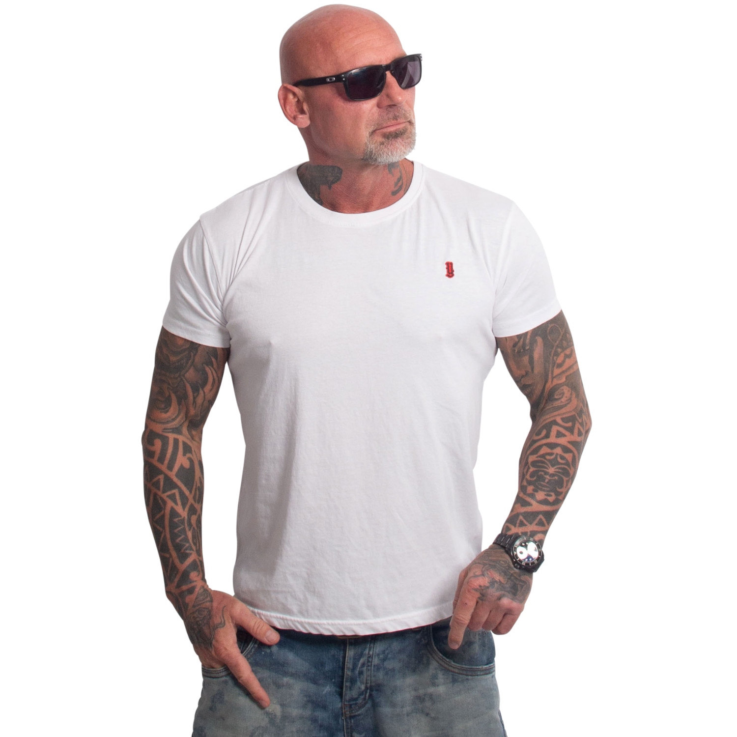 Yakuza pánské tričko Plain Regular Basic T-Shirt