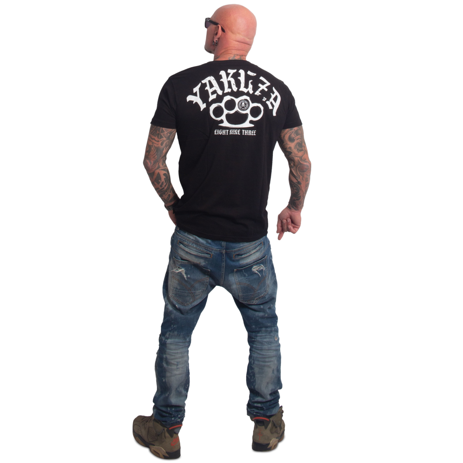 Yakuza pánské tričko Crusher Regular Basic T-Shirt black L