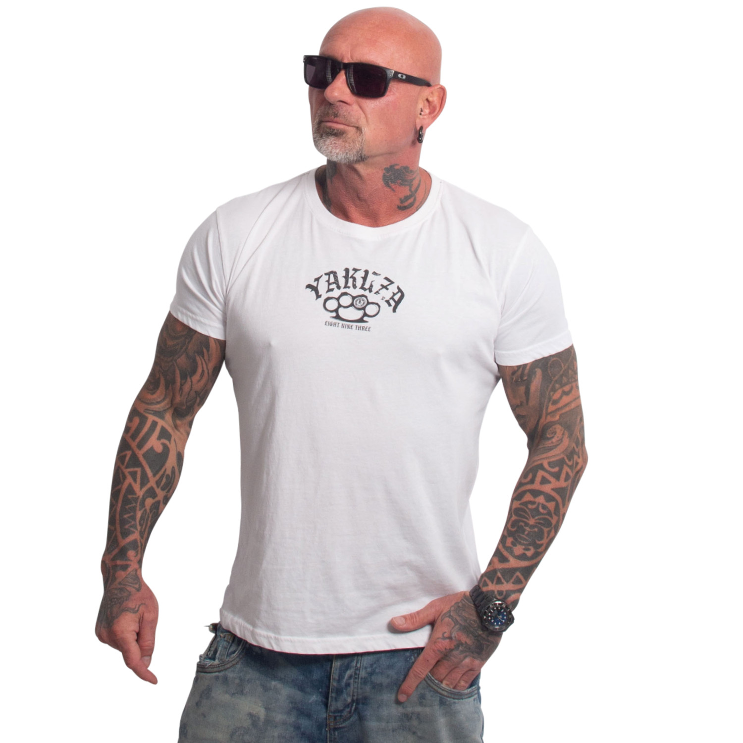 Yakuza pánské tričko Crusher Regular Basic T-Shirt