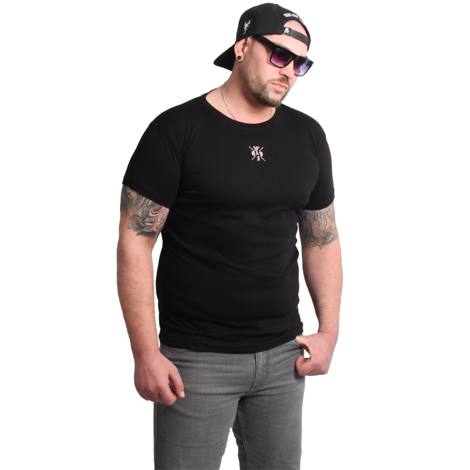 Yakuza pánské tričko Tens Regular Basic T-Shirt black S
