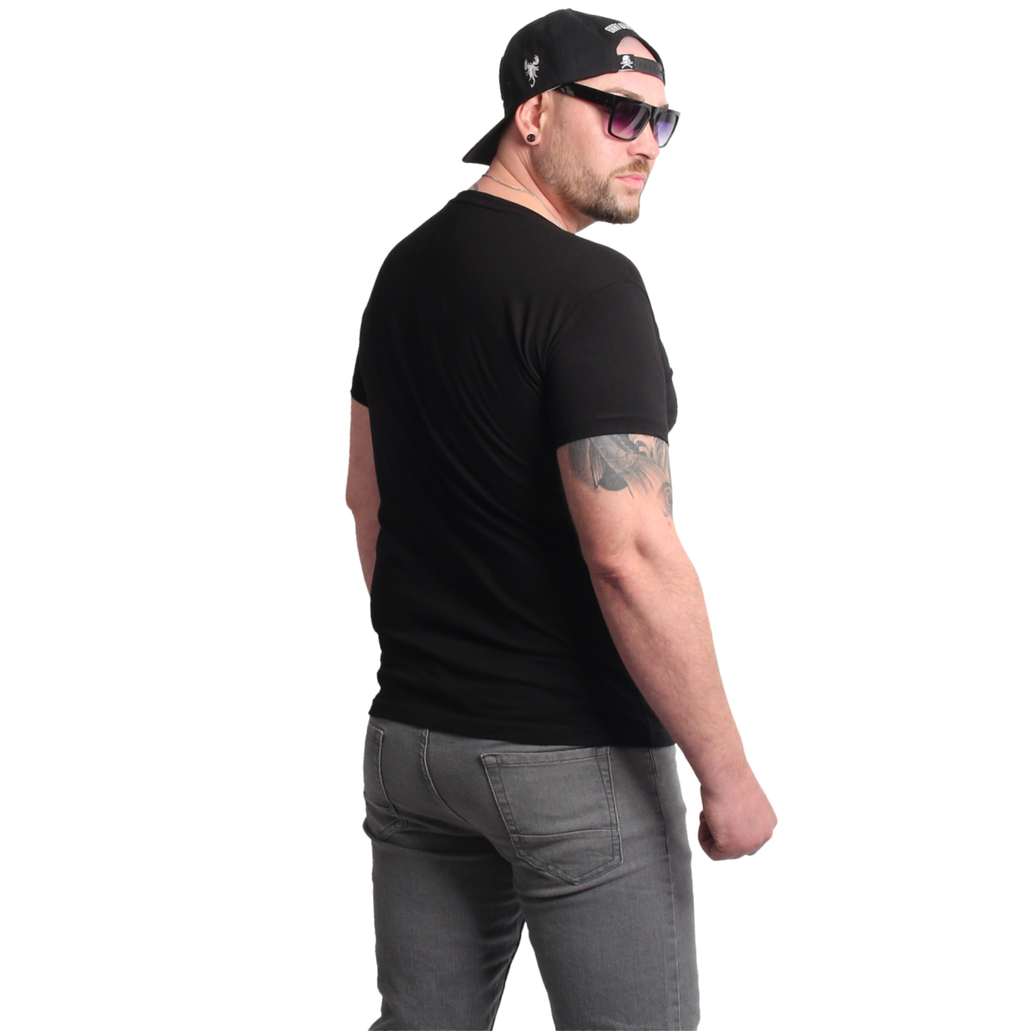 Yakuza pánské tričko Tens Regular Basic T-Shirt black S