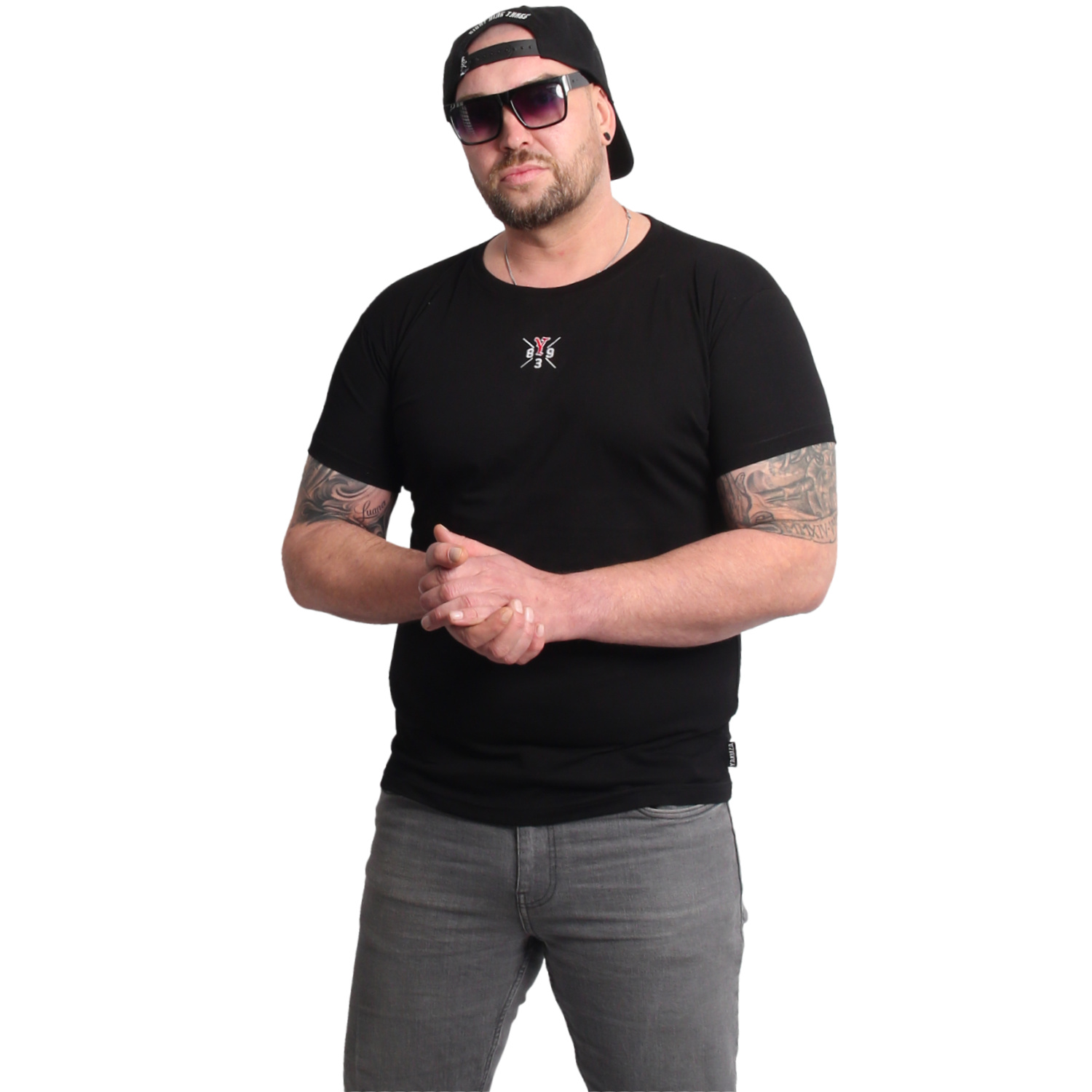 Yakuza pánské tričko Tens Regular Basic T-Shirt black S