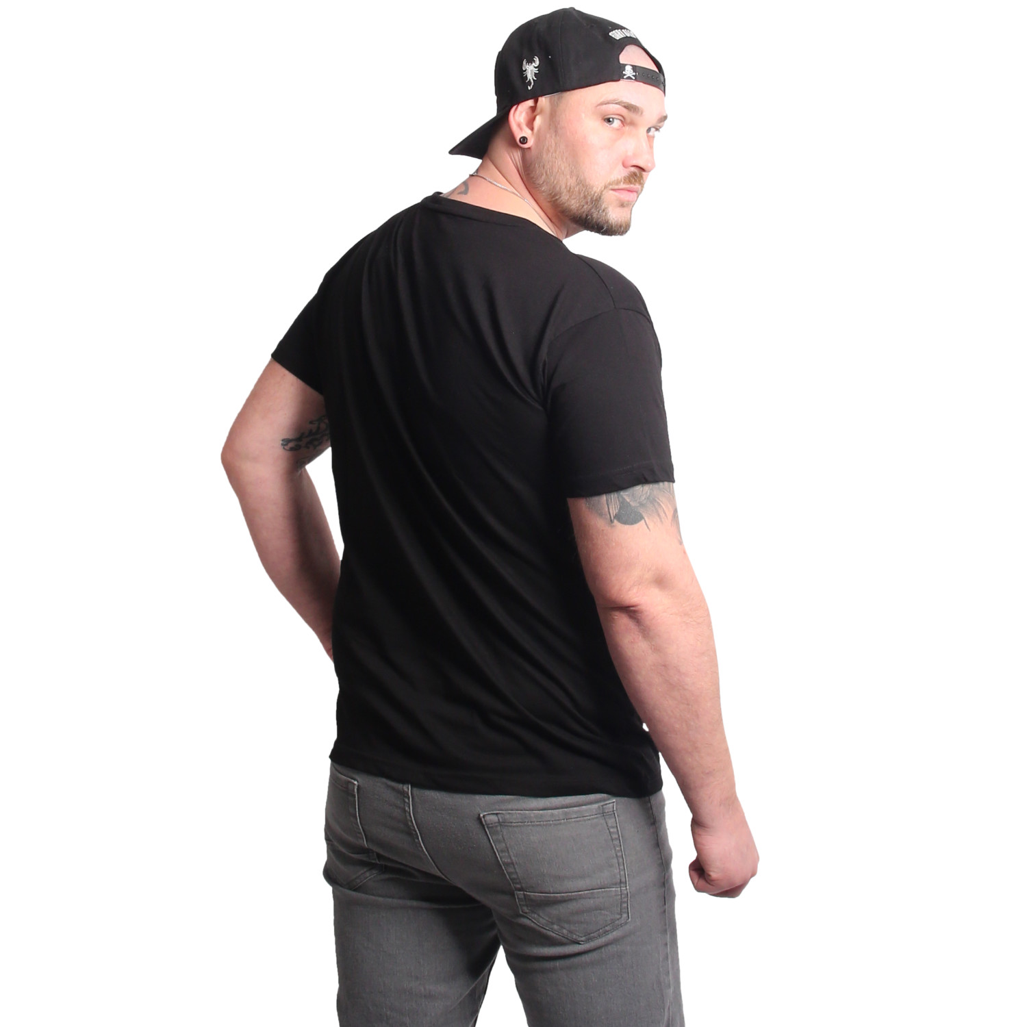 Yakuza pánské tričko Just Regular Basic T-Shirt black S