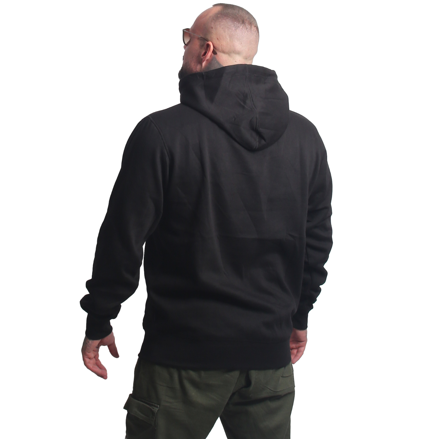 Yakuza pánská mikina s kapucí Bleak Basic Hoodie black 4XL