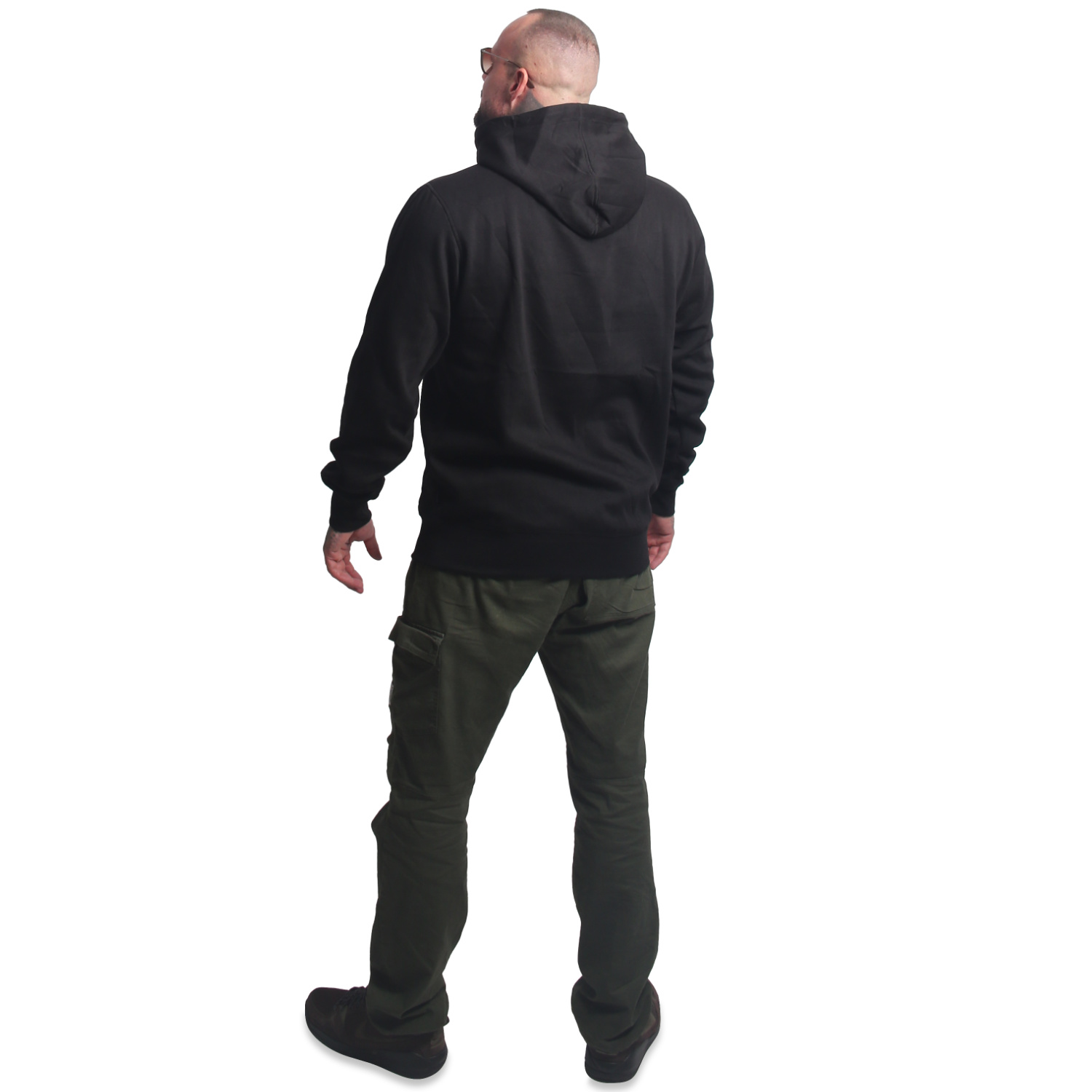 Yakuza pánská mikina s kapucí Bleak Basic Hoodie black 4XL