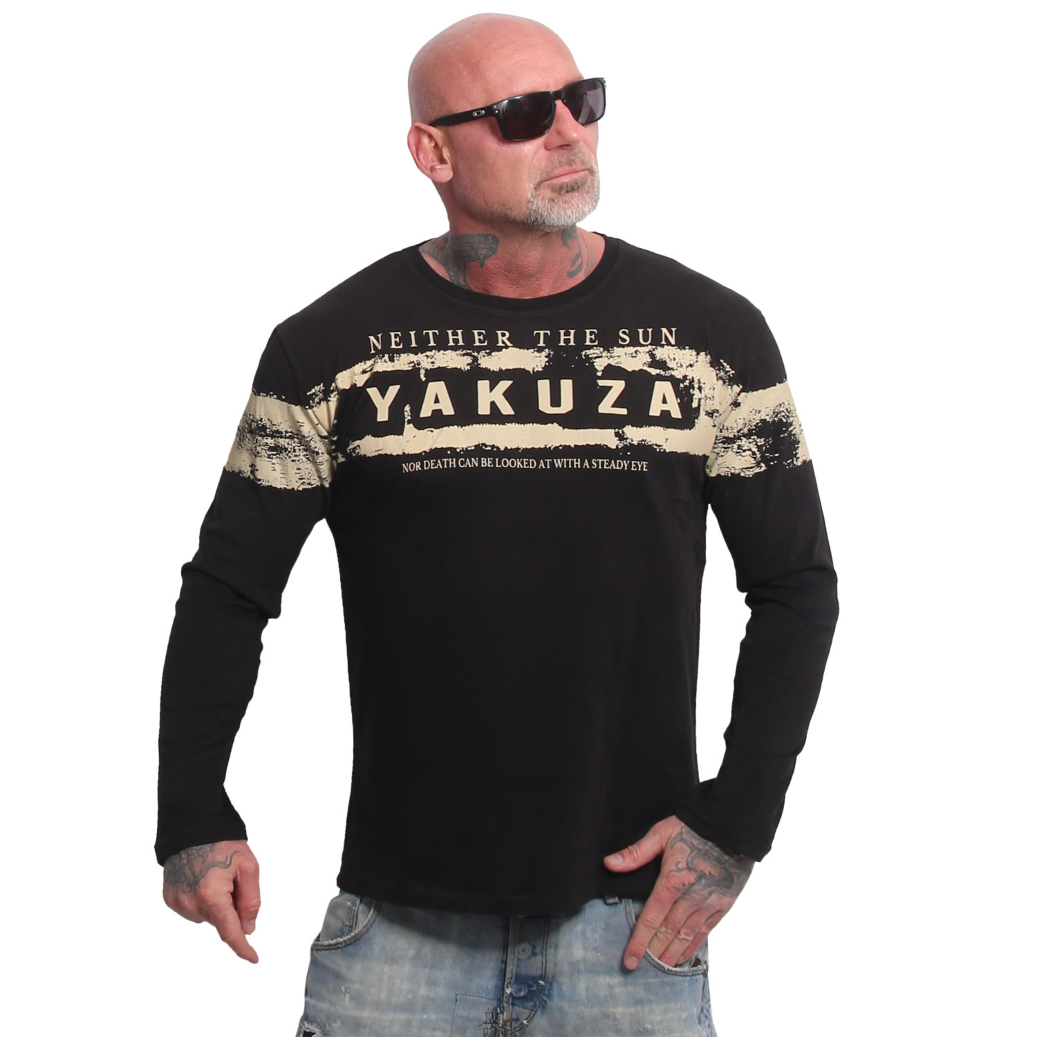 Yakuza pánské tričko s dlouhým rukávem Pray Longsleeve T-Shirt