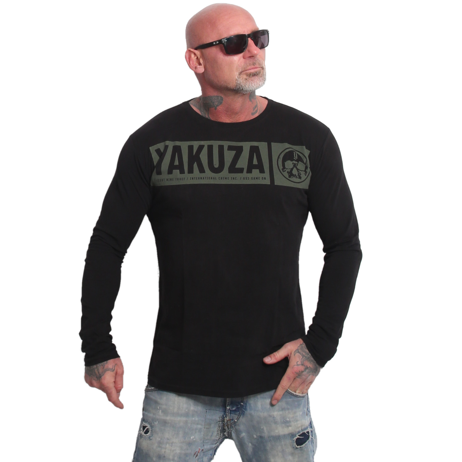 Yakuza pánské tričko s dlouhým rukávem Bleak Basic Longsleeve T-Shirt