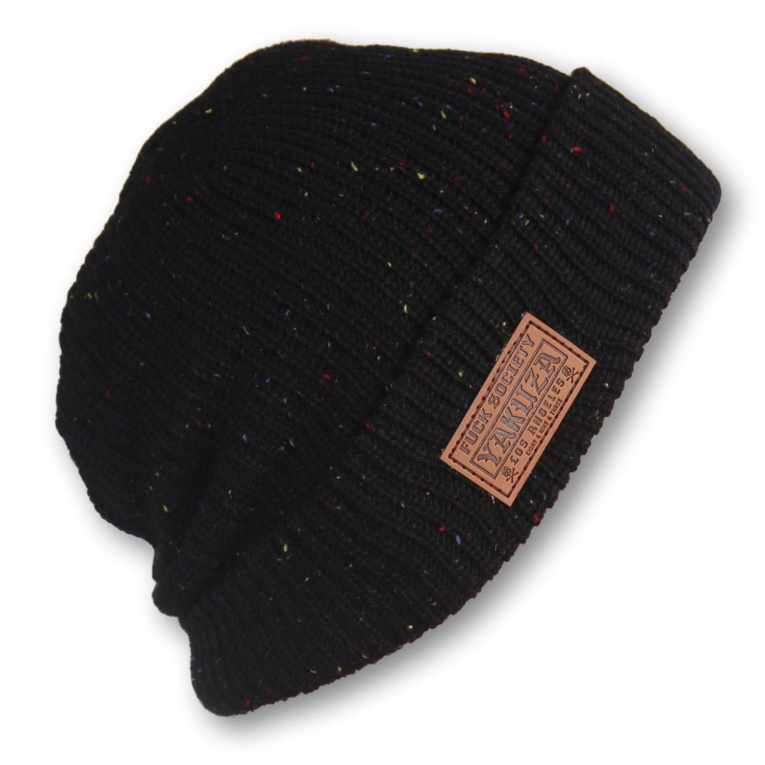 Tab Knit Beanie