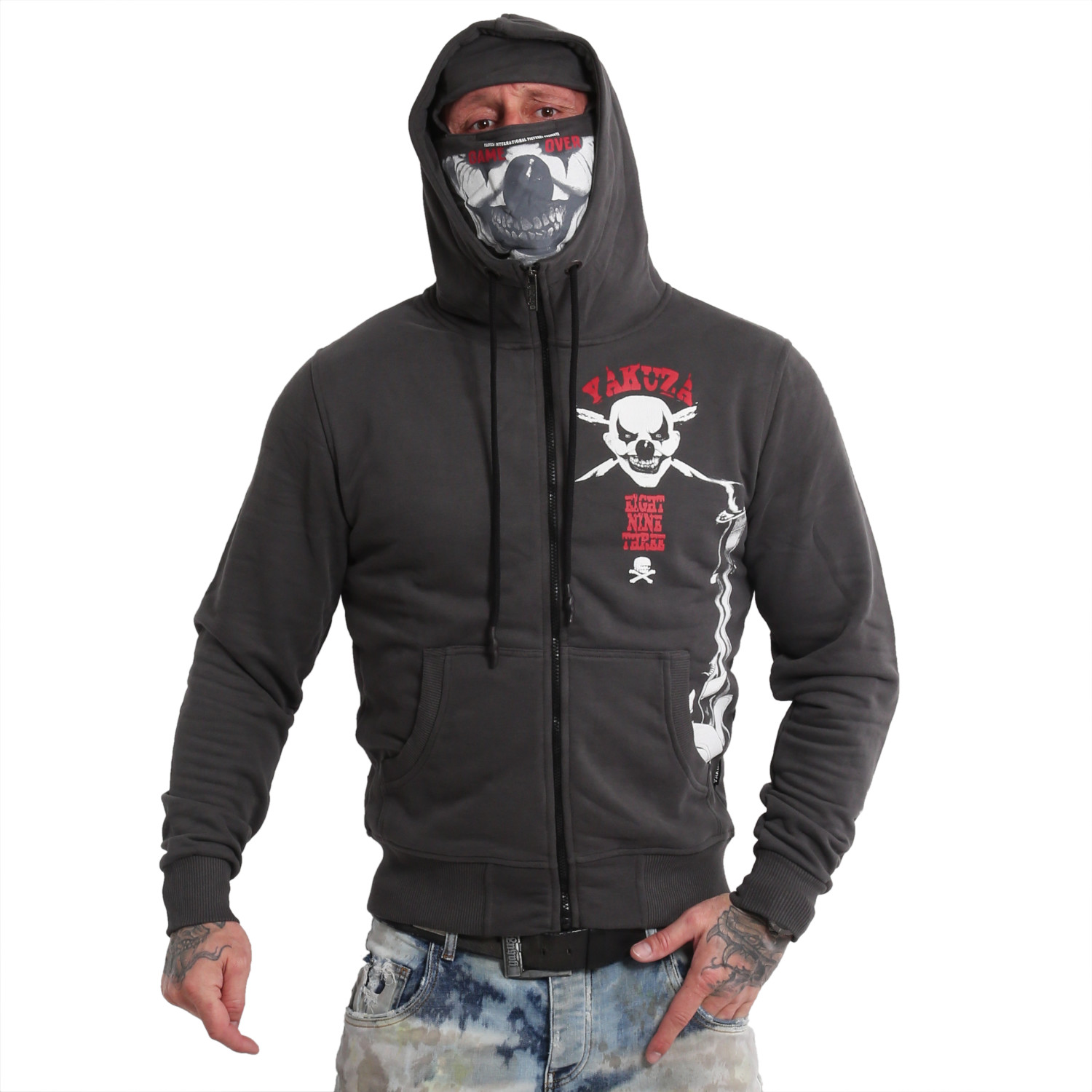 Duel The Clown Ninja Zip Hoodie