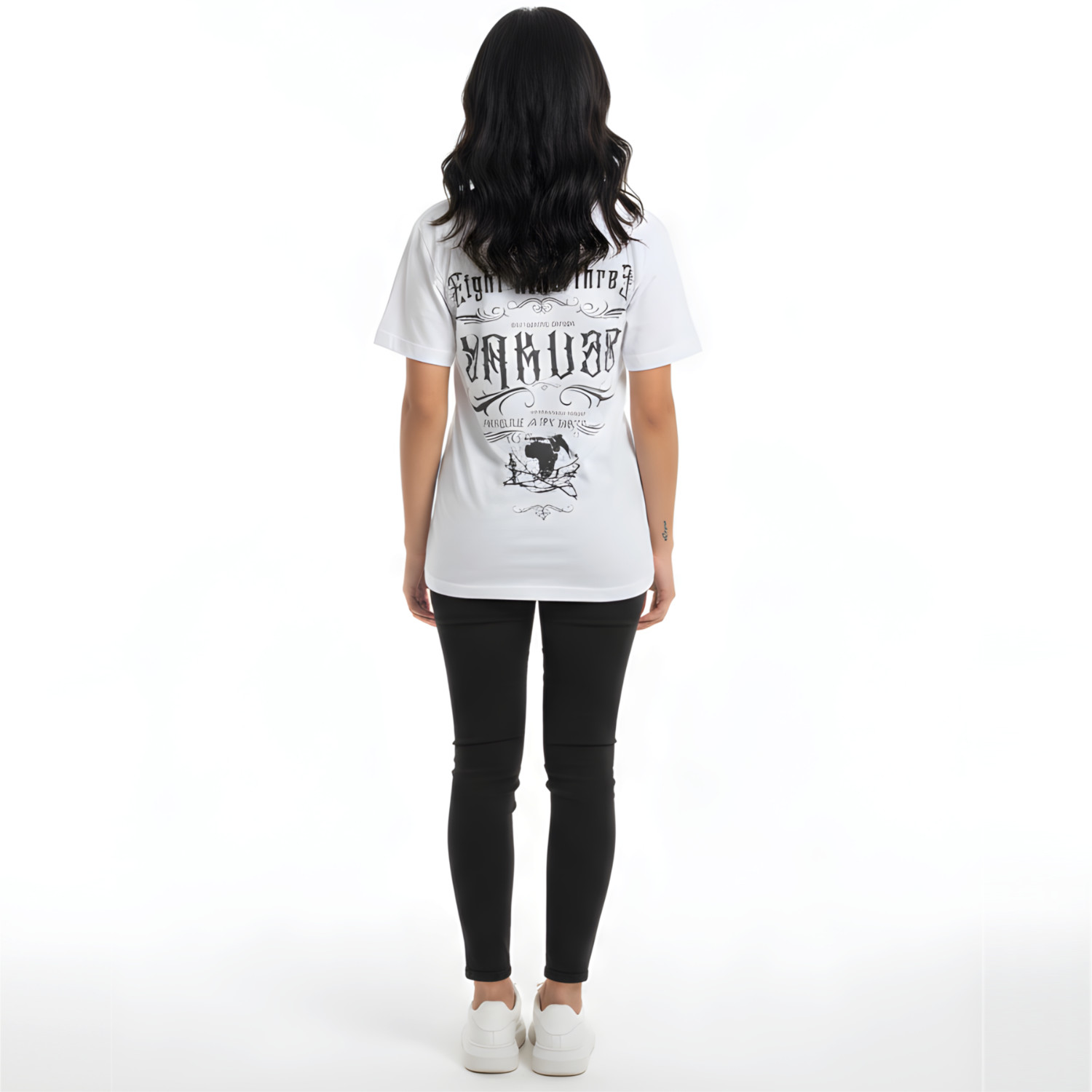 Yakuza dámské tílko Flower Style Curved V Neck T-Shirt