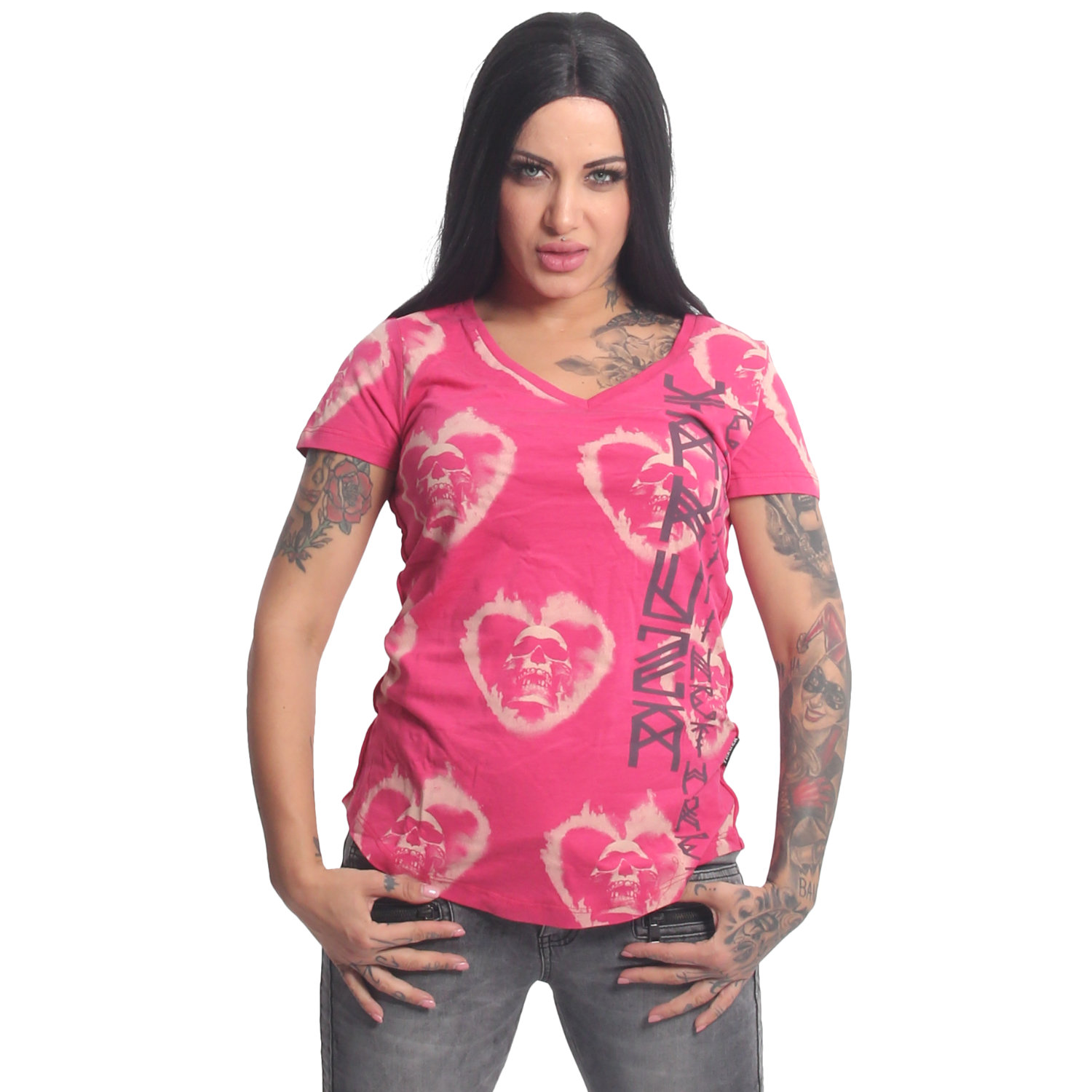 Skullagram V Neck T-Shirt