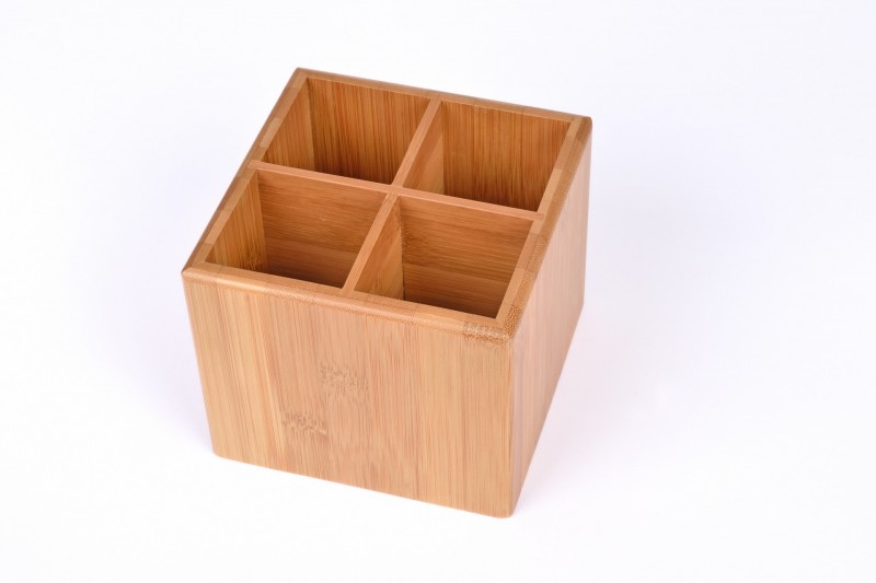 GRÄWE BAMBUS Aufbewahrungsbox mit Unterteiler » Graewe-Shop.de