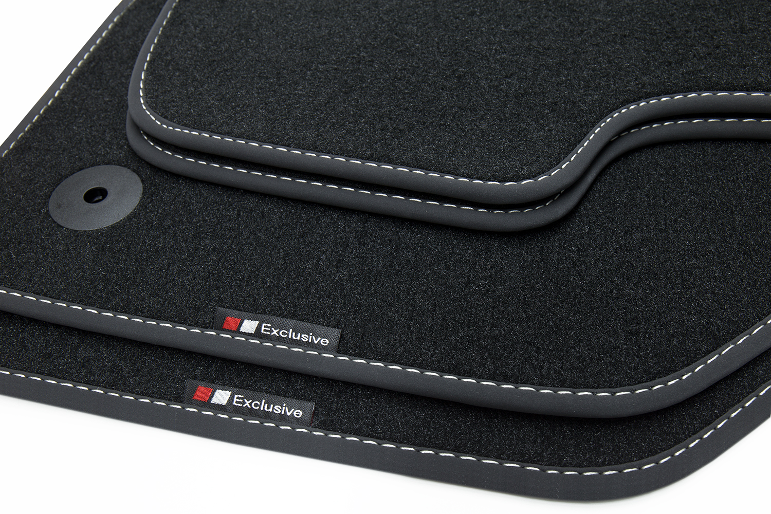 teileplus24 EF805 Fußmatten Exclusive-line Design kompatibel mit