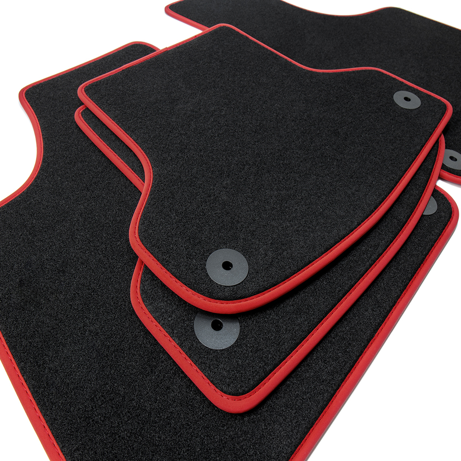 Fußmatten für Seat Leon 3 5F 5-Türer ST Premium Automatten 4-teilig  Steppnaht