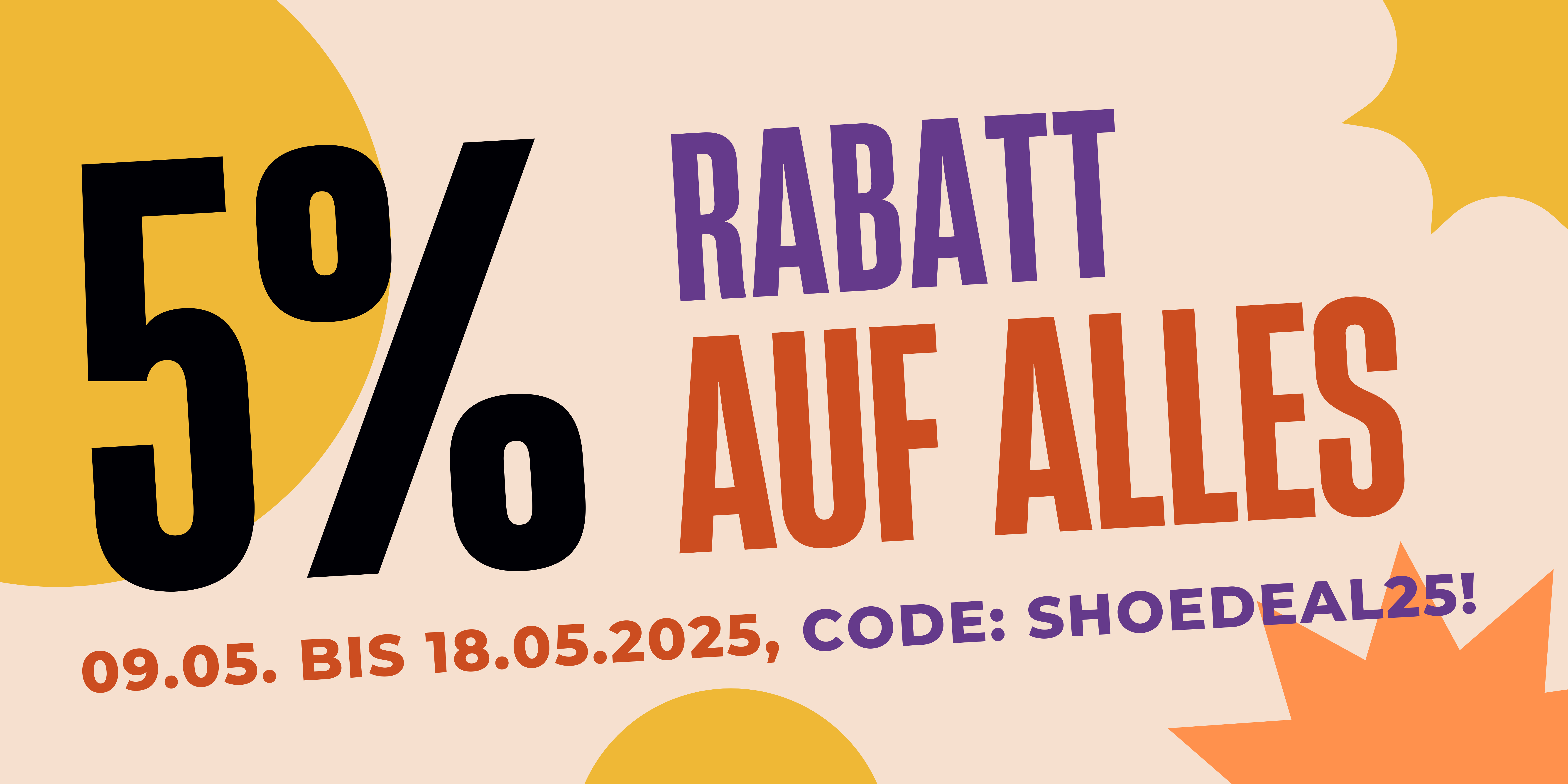 shoedeal.de 5% Rabatt auf alle Schuhe! Jetzt shoppen und sparen.