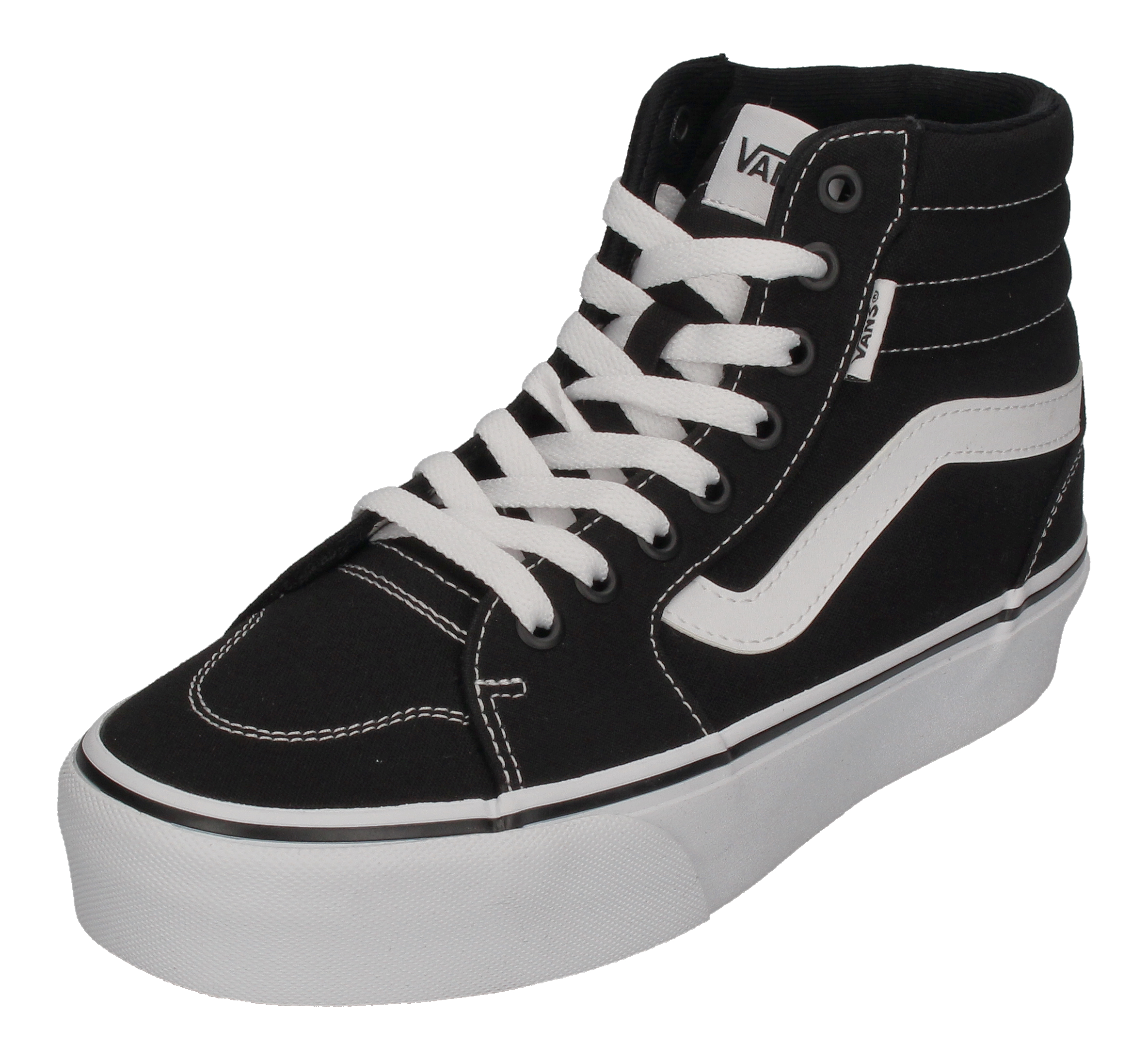 Vans platform outlet schwarz