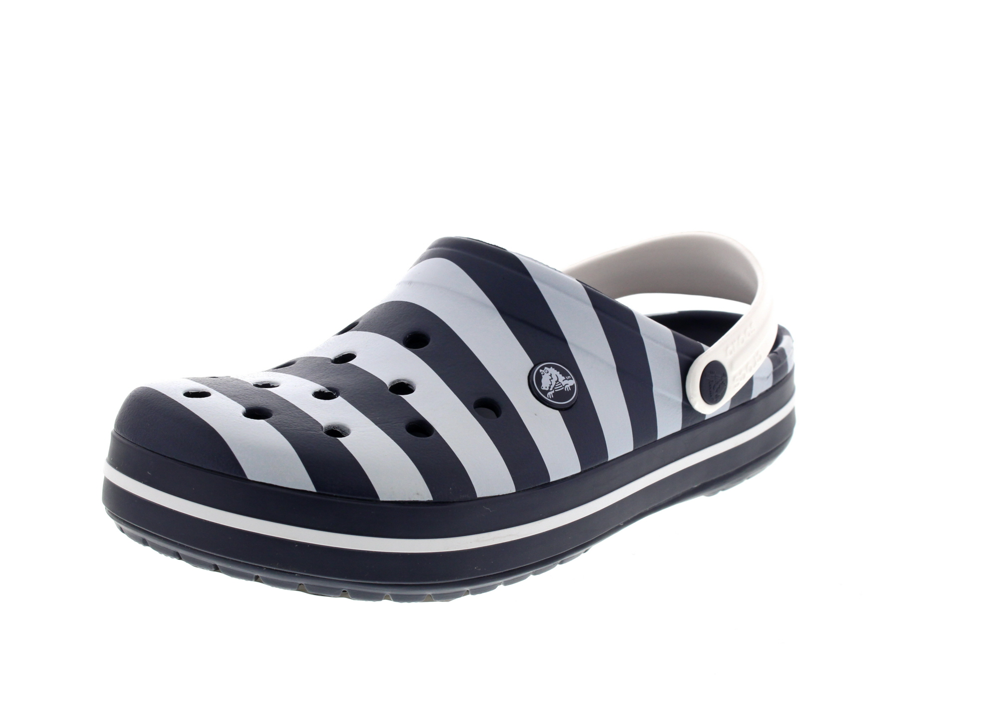 crocs navy white