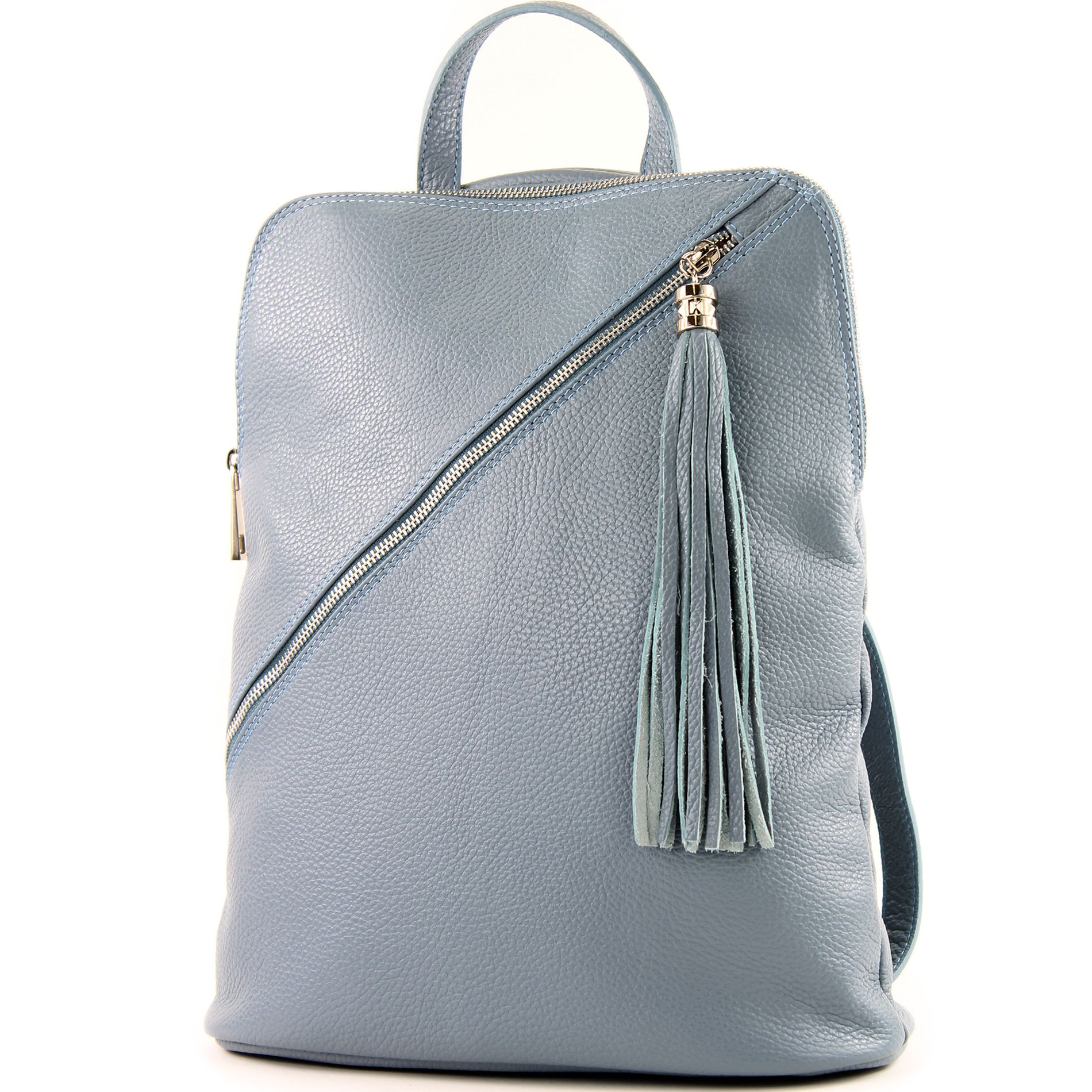 Modamoda De Damen Rucksack Aus Leder - 2in1 Daypack & Schultertasche - Hochwertig & Vielseitig