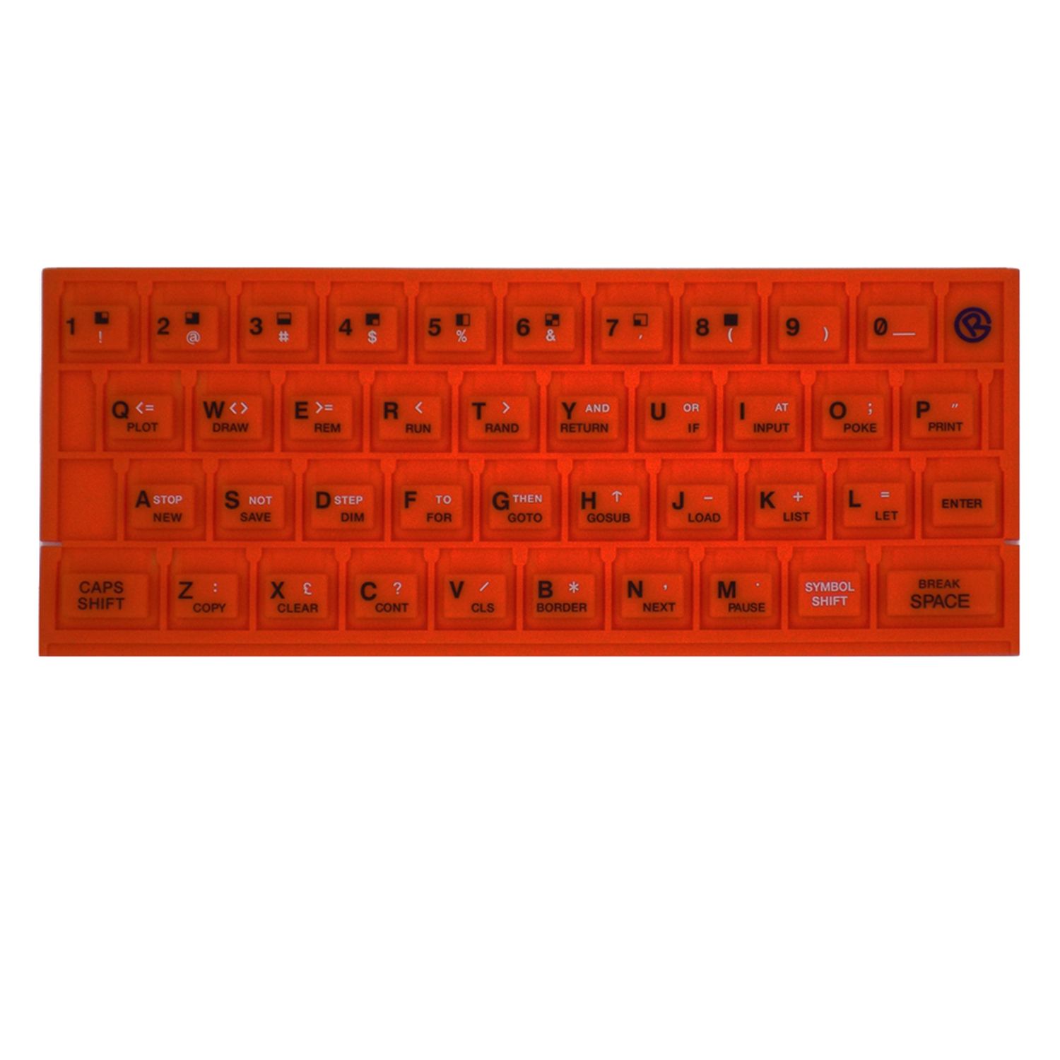 Rubber keyboard mat for ZX Spectrum 16k / 48k Retro Sinclair ZX