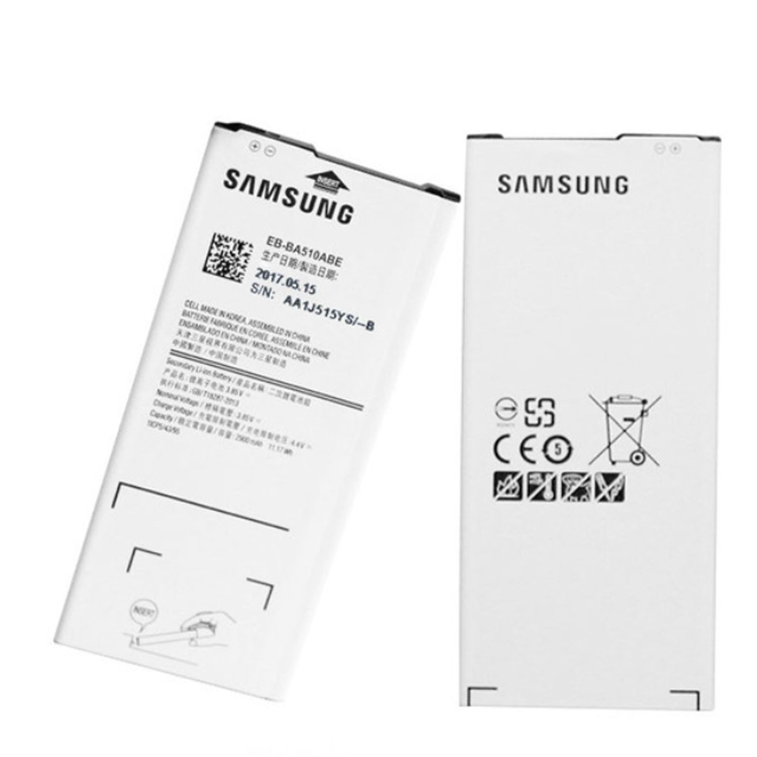 Battery for Samsung Galaxy A5 A510F 2016 ORIGINAL AKKU EB-BA510ABE ...