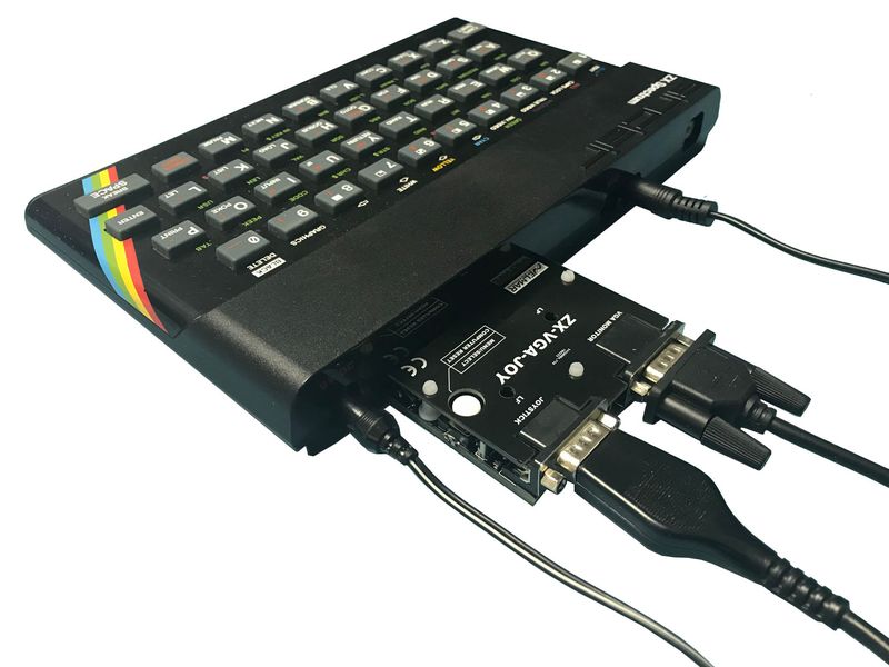 Sinclair ZX Spectrum ZX-VGA-JOY Interface for VGA Display and Joystick