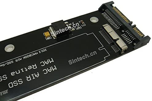 Ssd Macbook Thnsns128gmfp Adapter Sintech 7+17Pin To SATA Adapter