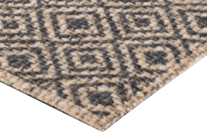 Waschbarer Läufer Küchenläufer Vila Braun Schwarz 60x180 cm ZALA LIVING