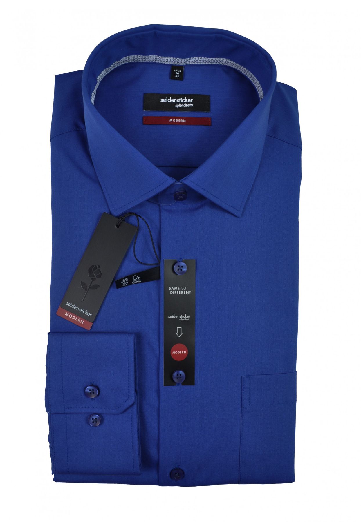 Bugelfrei Herren Hemd Modern Fit Mit Kent Kragen Seidensticker 01